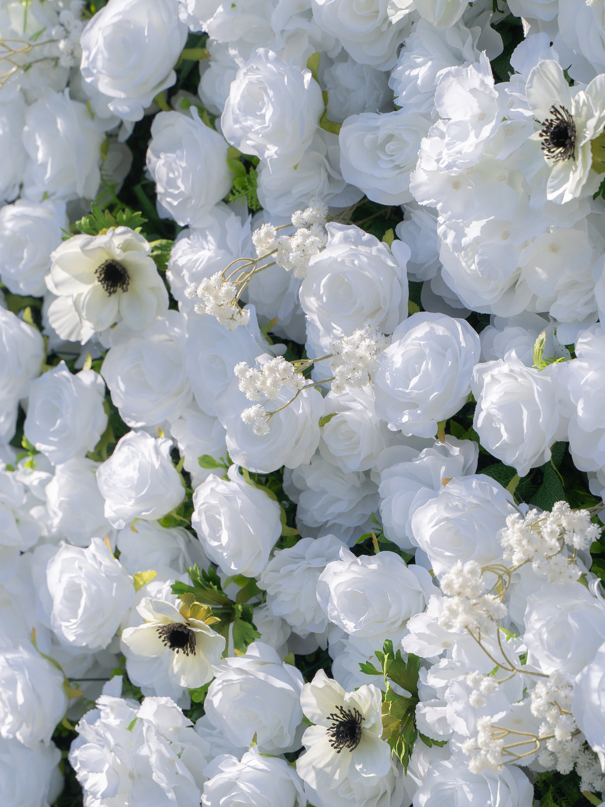 Rosavelle: 3D Fabric Artificial Zip Up Curtain Flower Wall For Wedding and Events Decoration