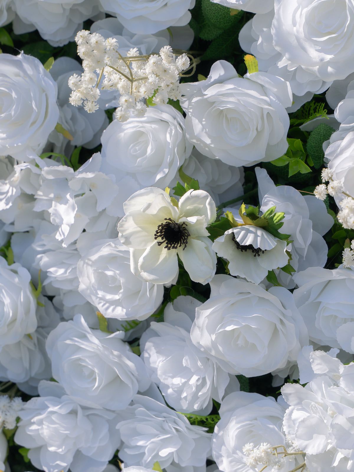 Rosavelle: 3D Fabric Artificial Zip Up Curtain Flower Wall For Wedding and Events Decoration