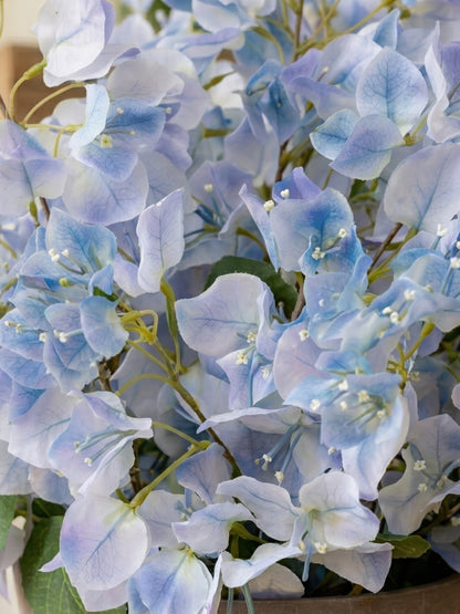 The Mediterranean Blue Bougainvillea | 21.6" Potted Faux Botanical