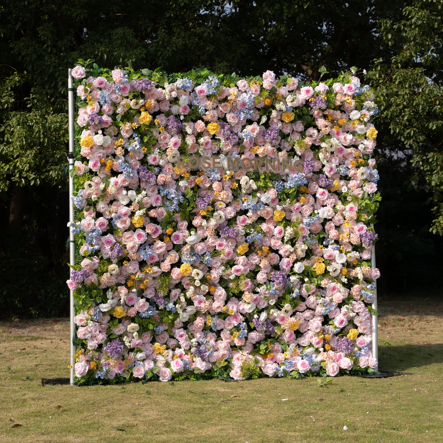 Power：5D Fabric Artificial rolling up curtain flower wall