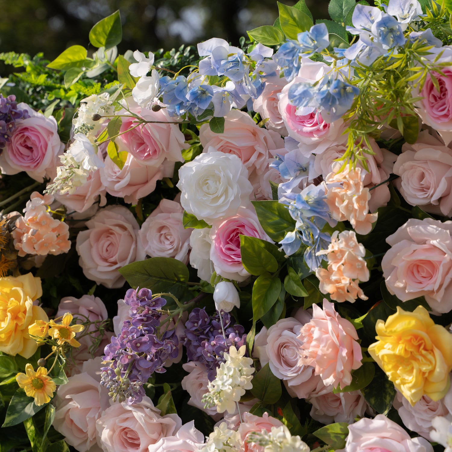 Power：5D Fabric Artificial rolling up curtain flower wall