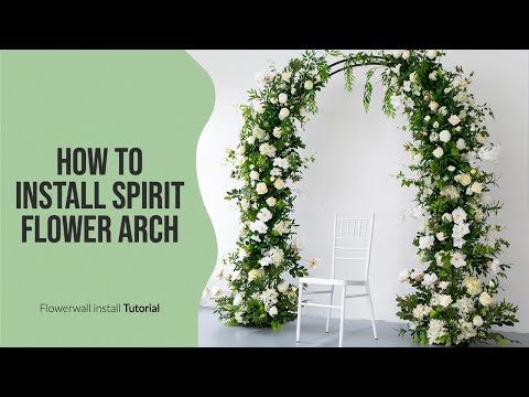 Spirit flower arch:2023 New Wedding Party Background Floral Arch Decoration Including Frame -R097