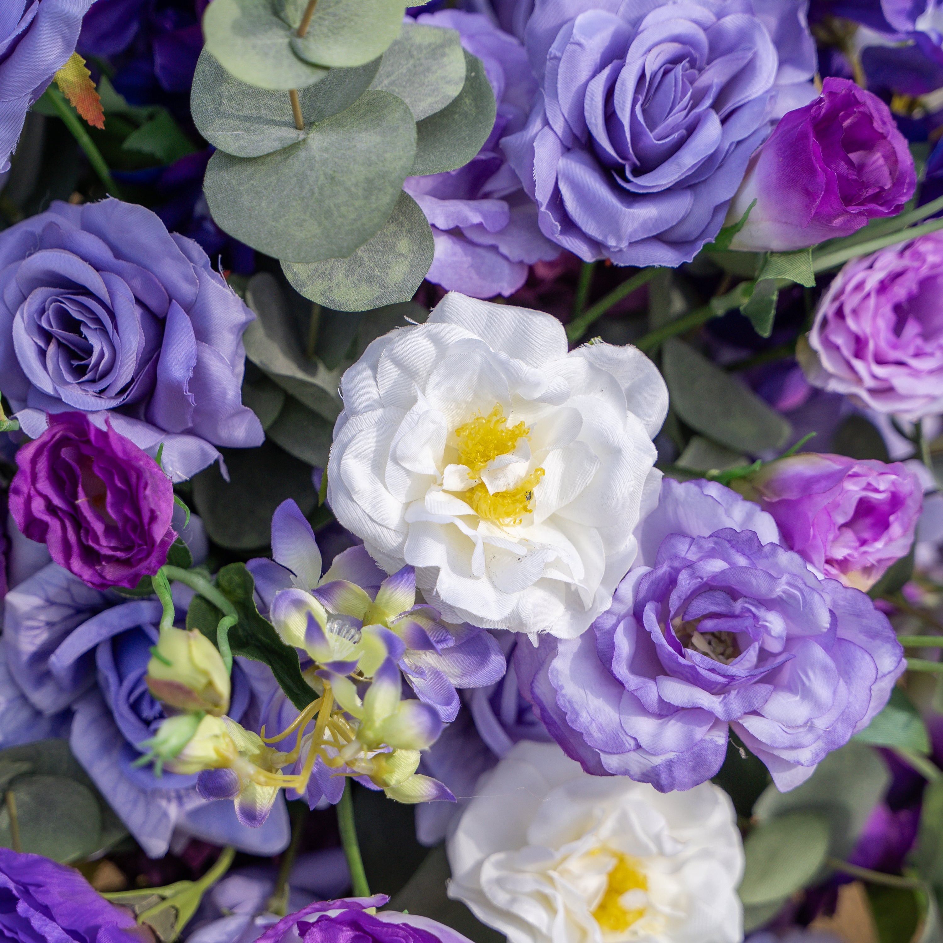 Purple Flower Ball Flower Centerpiece Bouquet Table Decoration for Wedding and Event