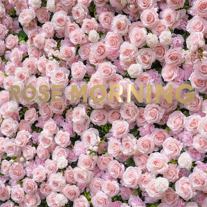 Querido：3D Fabric Artificial rolling up curtain flower wall