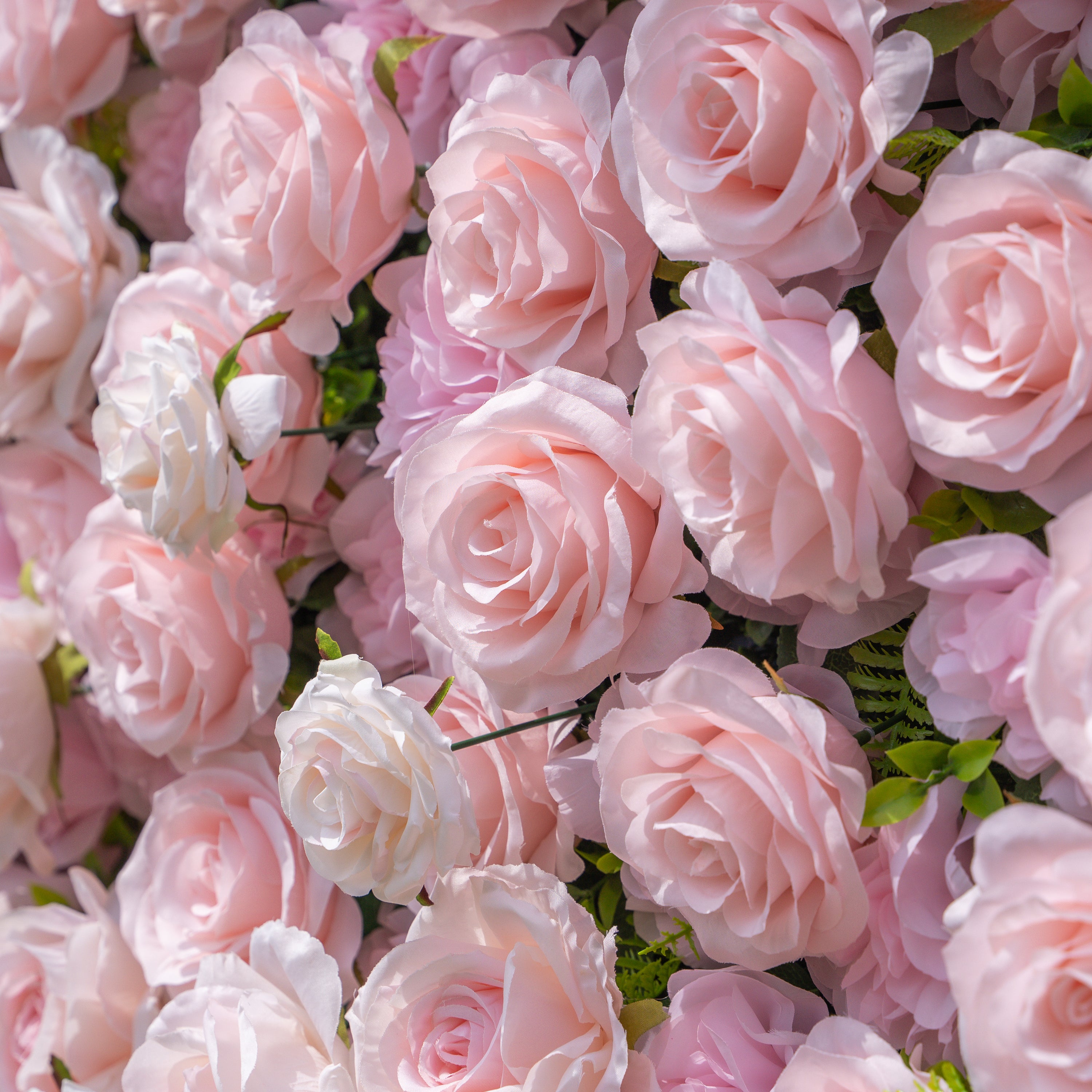 Querido：3D Fabric Artificial rolling up curtain flower wall (In Us Stock 5-7 Days Delivered)