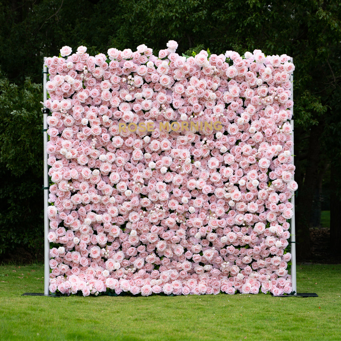 Querido Plus：3D Fabric Artificial rolling up curtain flower wall