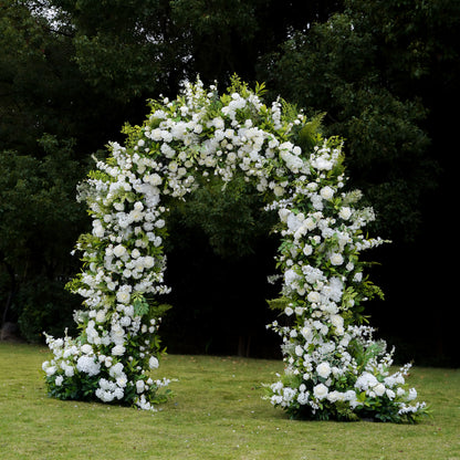 Ricia : 2023 New Wedding Party Background Floral Arch Decoration Including Frame -R865 Rose Morning