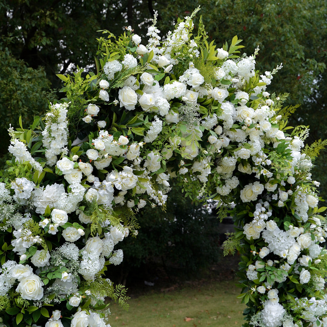 Ricia : 2023 New Wedding Party Background Floral Arch Decoration Including Frame -R865 Rose Morning
