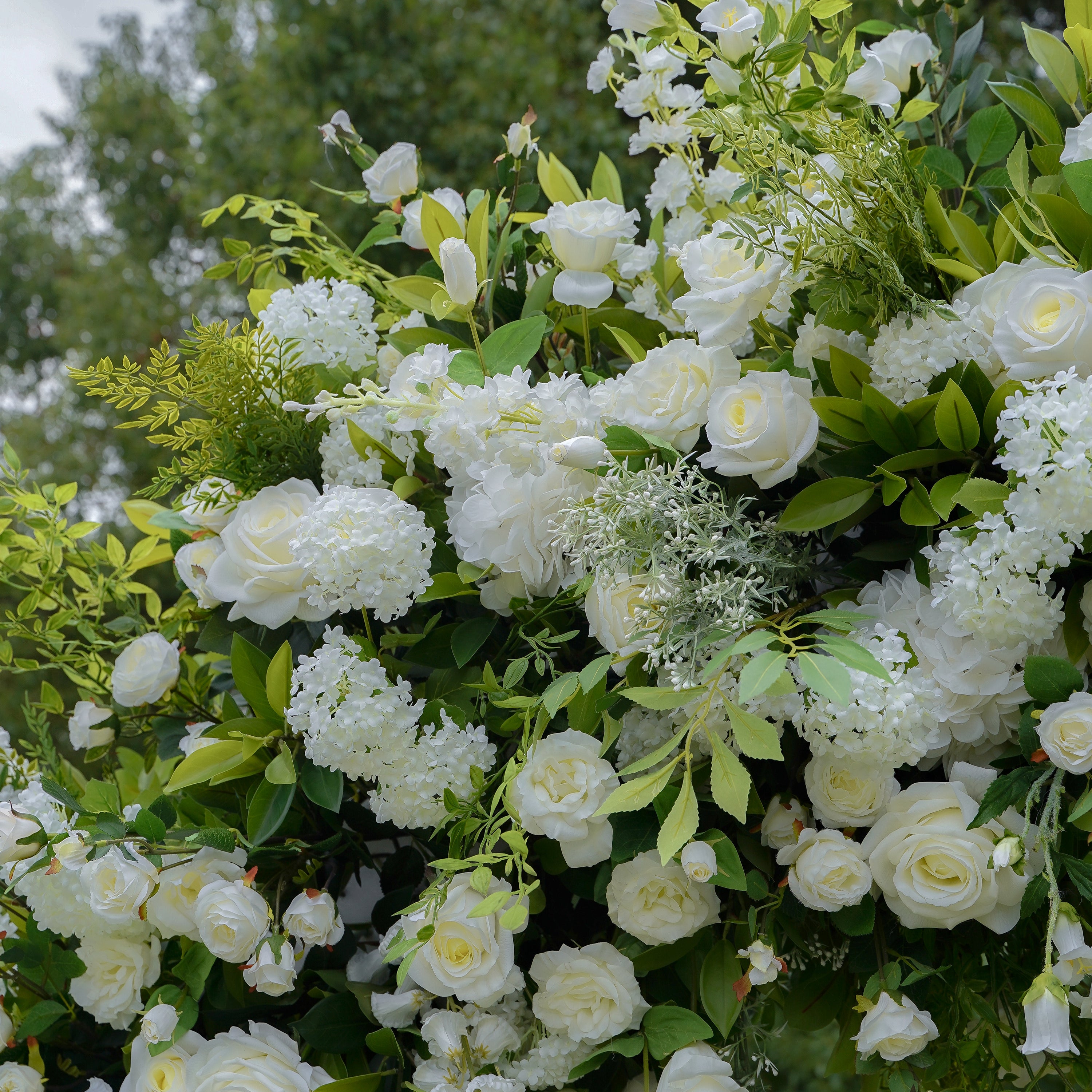 Ricia : 2023 New Wedding Party Background Floral Arch Decoration Including Frame -R865 Rose Morning