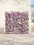 Mirenvia: Luxury 4D Dreamy Violet & Creamy White Silk Floral Wall Backdrop for Romantic Wedding Receptions