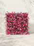 Melorae: Luxury 5D Hot Pink & Blush Silk Floral Wall Roll-Up Backdrop for Vibrant Romantic Weddings