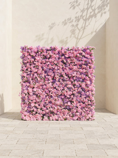 Keirrielle: Luxury 5D Lavender Purple &amp; Soft Pink Silk Floral Wall Backdrop for Romantic Dreamy Weddings