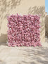 Emberiva: Luxury 5D Pink Silk Floral Wall Roll-Up Backdrop for Elegant Minimalist Weddings