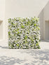 Cordelle: Luxury 4D Creamy White & Fresh Green Silk Floral Wall Backdrop for Organic Garden Weddings