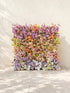 Camilvella: Premium 5D Pastel Rainbow Silk Flower Wall with Cascading Orchids & Hydrangeas for Modern Dreamy Parties