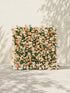 Calorae:Luxury 5D Peach & Ivory Floral Wall with Greenery Roll-Up Backdrop for Rustic Garden Weddings