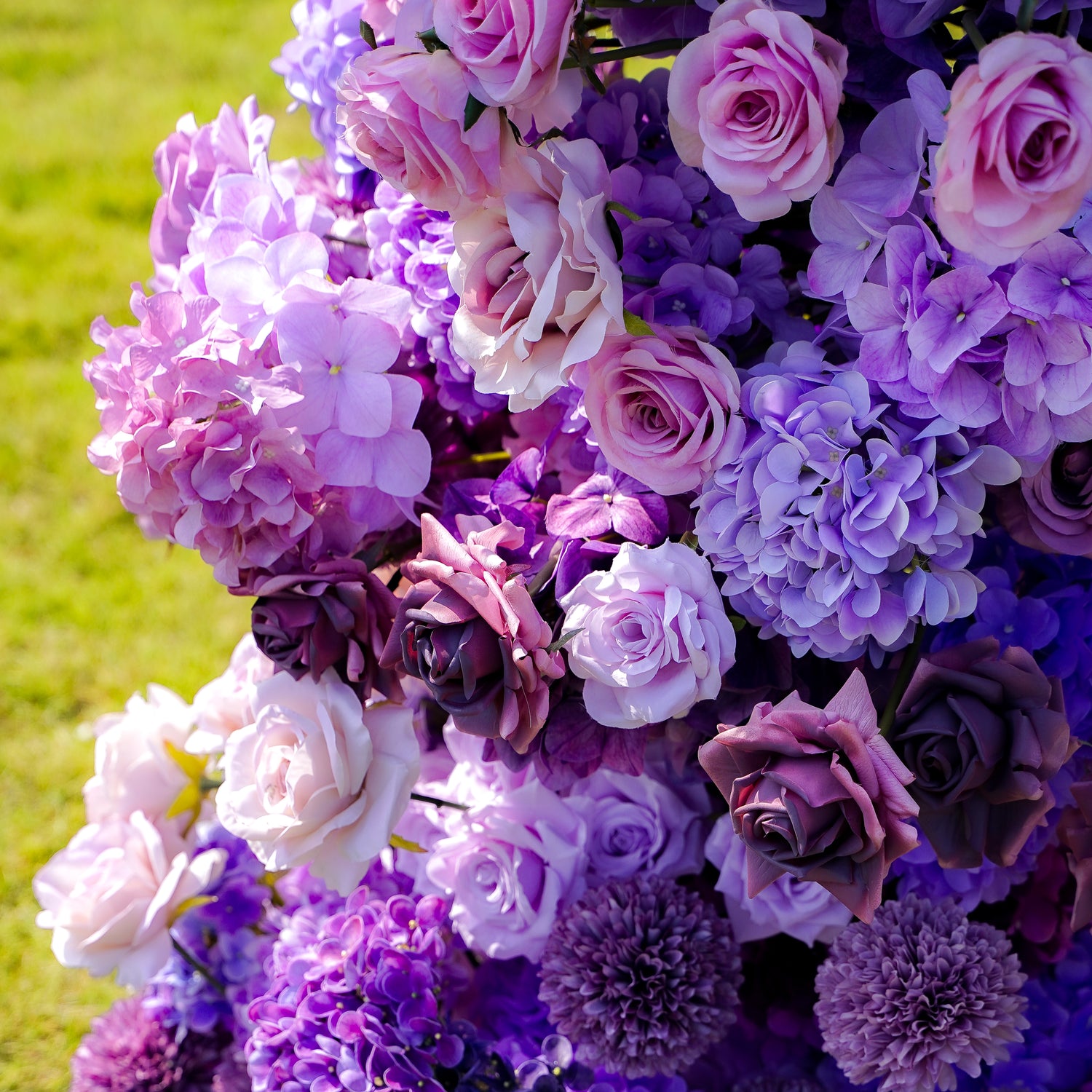 Rosie:2023 New Wedding Party Background Floral Arch Decoration Including Frame -R088 Rose Morning