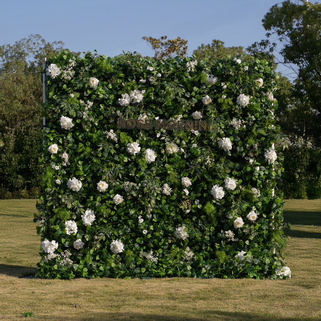 Sandalwood:3D Fabric Artificial rolling up curtain flower wall