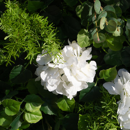 Sandalwood：3D Fabric Artificial rolling up curtain flower wall