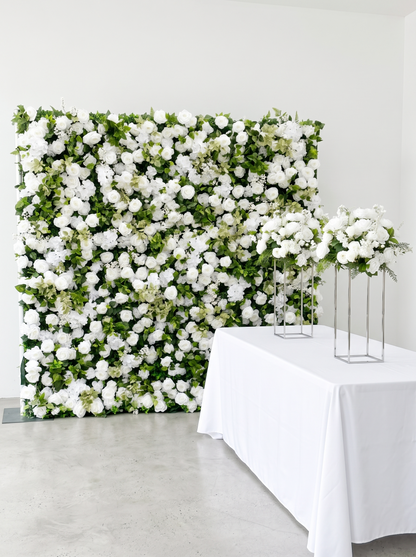 Sava：3D Fabric Artificial rolling up curtain flower wall