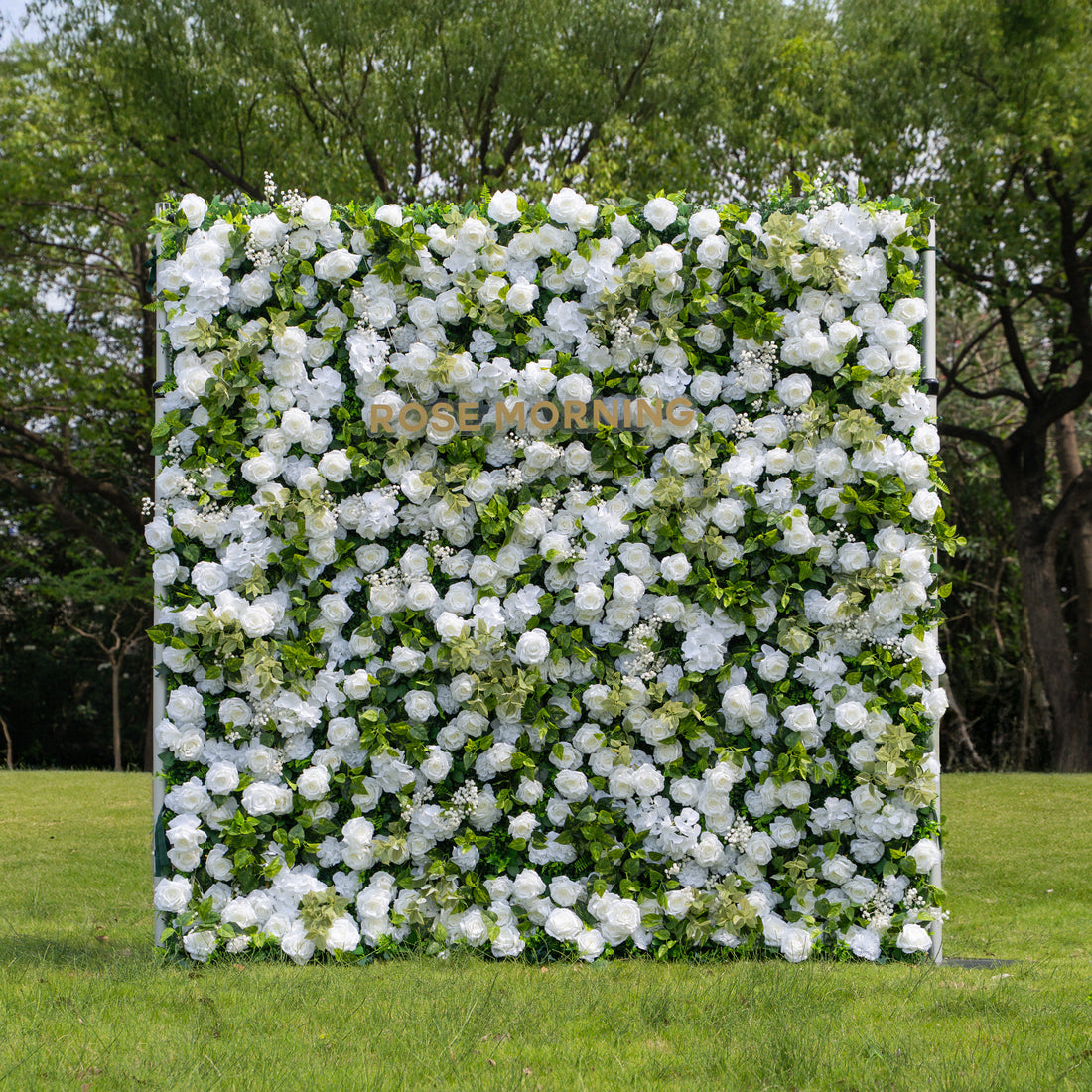 Sava:3D Fabric Artificial rolling up curtain flower wall