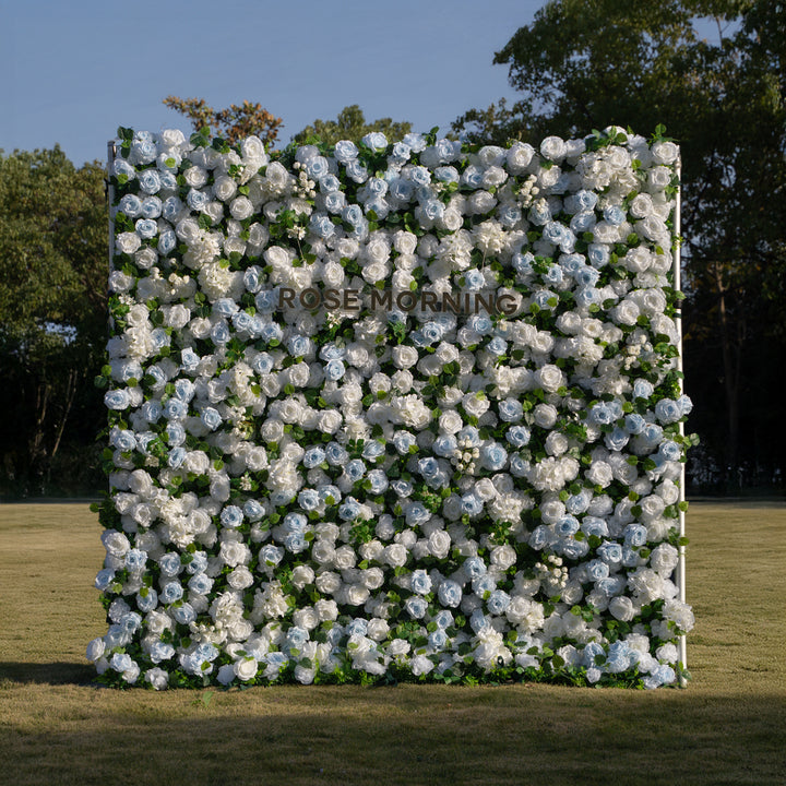 Seasalt：3D Fabric Artificial rolling up curtain flower wall