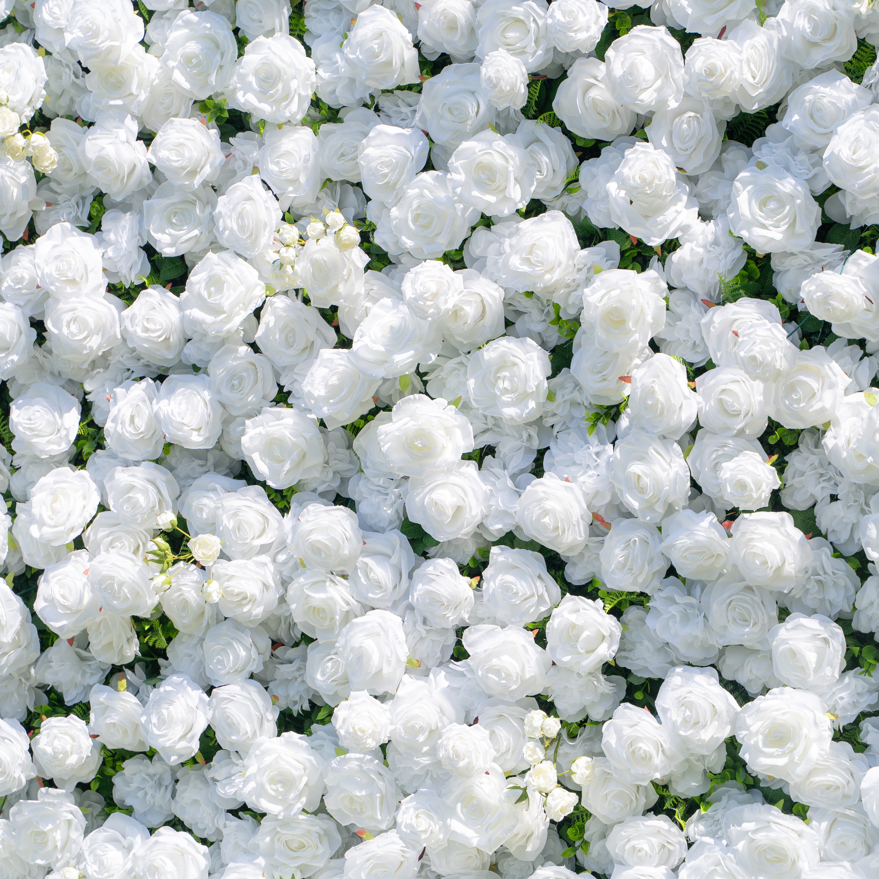 Shy：3D Fabric Artificial rolling up curtain flower wall (in US Stock 5-7 Days Delivered)