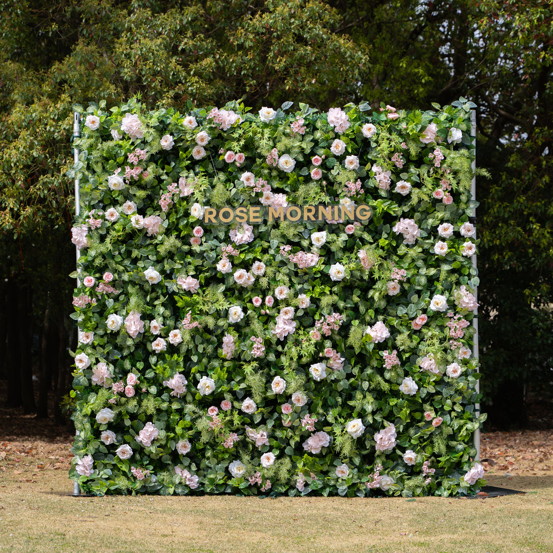 Simona:5D Fabric Artificial rolling up curtain flower wall
