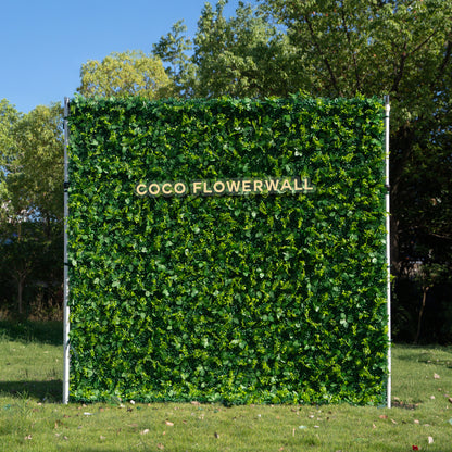 Simple:2D Fabric Artificial rolling up curtain flower wall 8ft x 8ft for weddings and events decoration