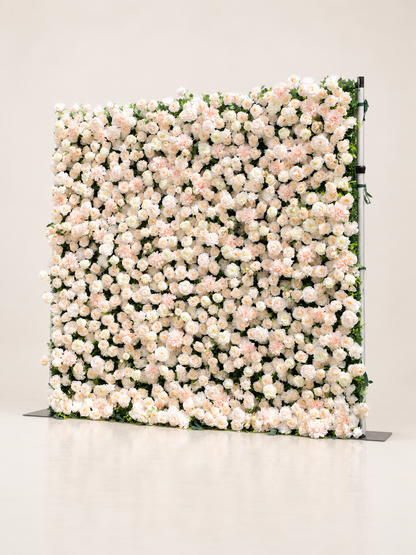 Estelle: 3D Fabric Artificial Zip Up Curtain Flower Wall For Wedding and Events Decoration