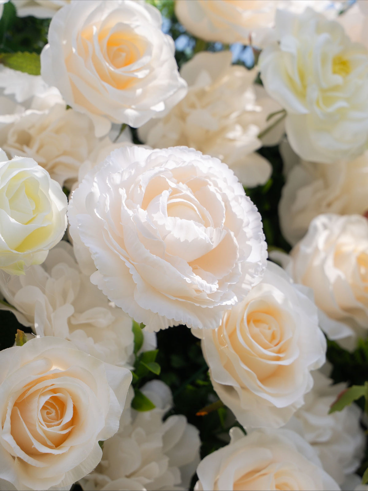 Estelle: 3D Fabric Artificial Zip Up Curtain Flower Wall For Wedding and Events Decoration