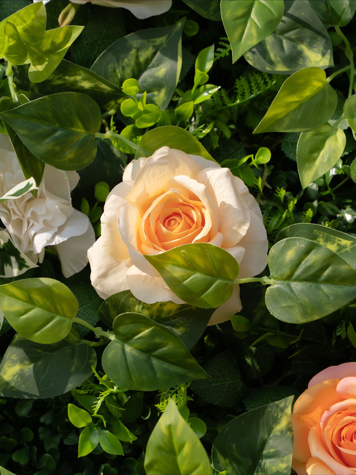Orielle: 3D Fabric Artificial Zip Up Curtain Flower Wall For Wedding and Events Decoration