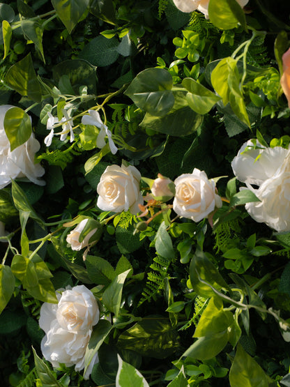 Orielle: 3D Fabric Artificial Zip Up Curtain Flower Wall For Wedding and Events Decoration