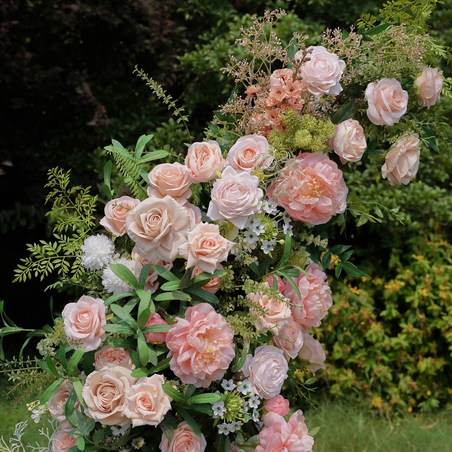 Tara:2023 New Wedding Background Floral Arch Including Frame -R966 Rose Morning