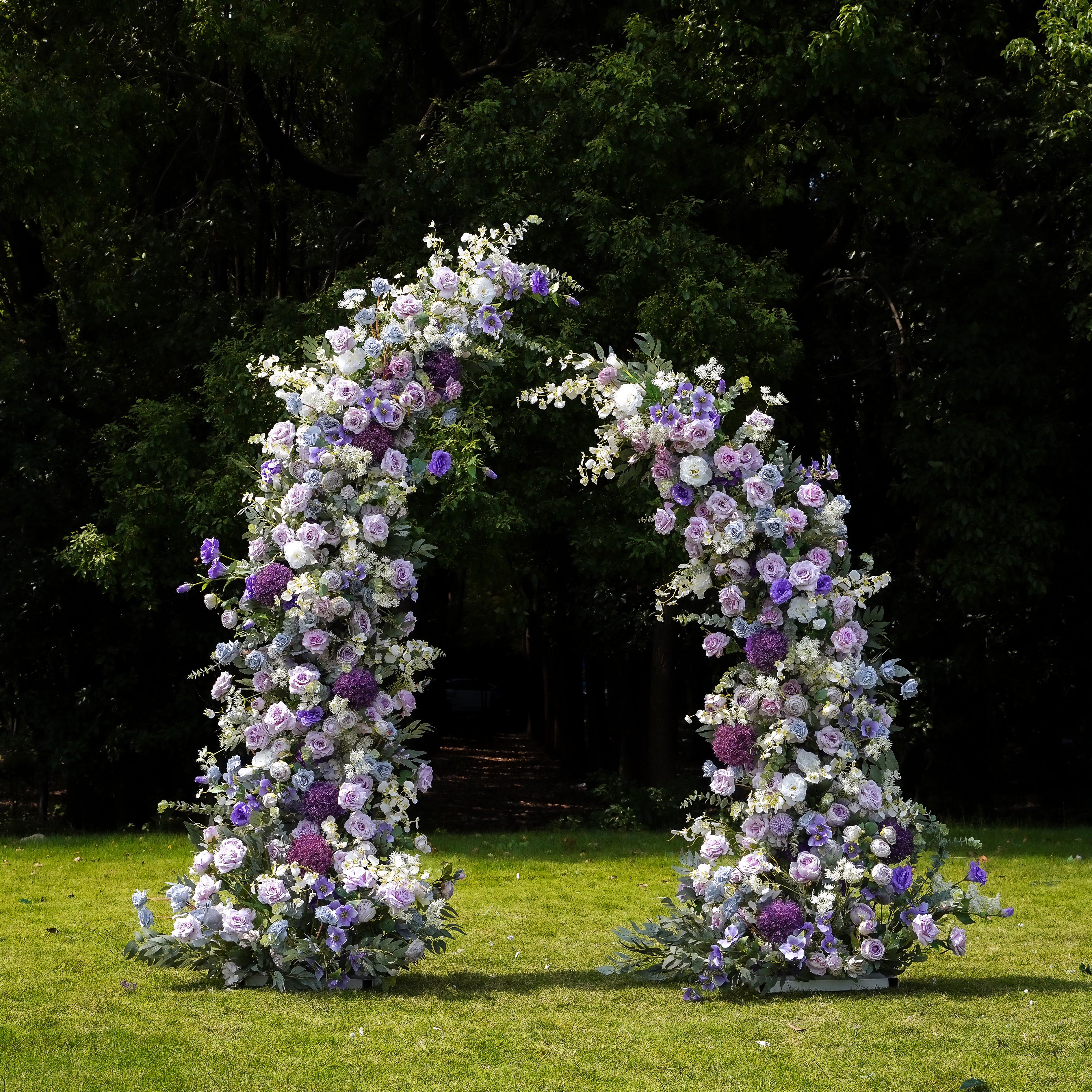 Tia:2023 New Wedding Background Floral Arch Including Frame -R965 Rose Morning
