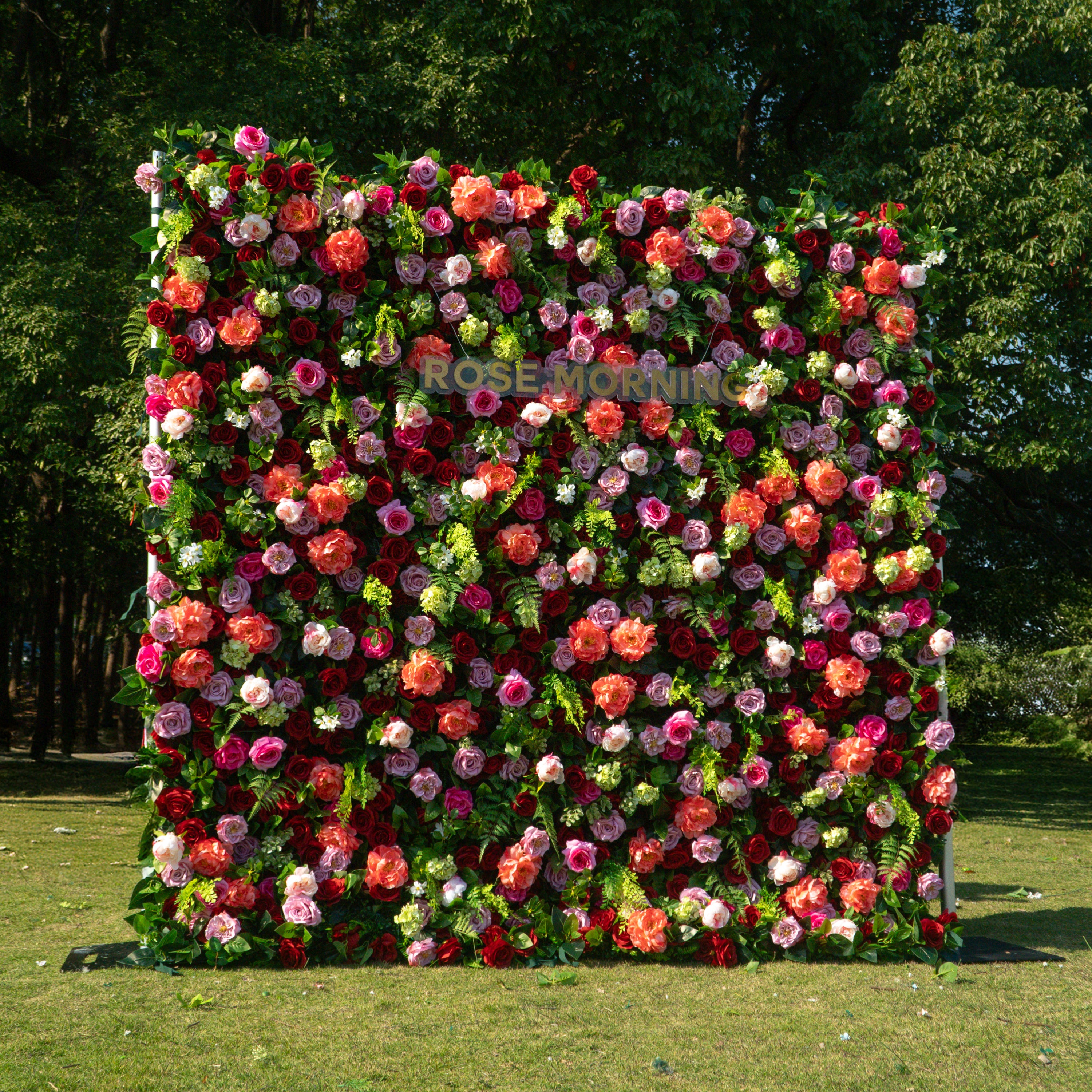 Timeless - Autumn Fall 5D Fabric Roll Up Flower Wall for Wedding Party Event Backdrop