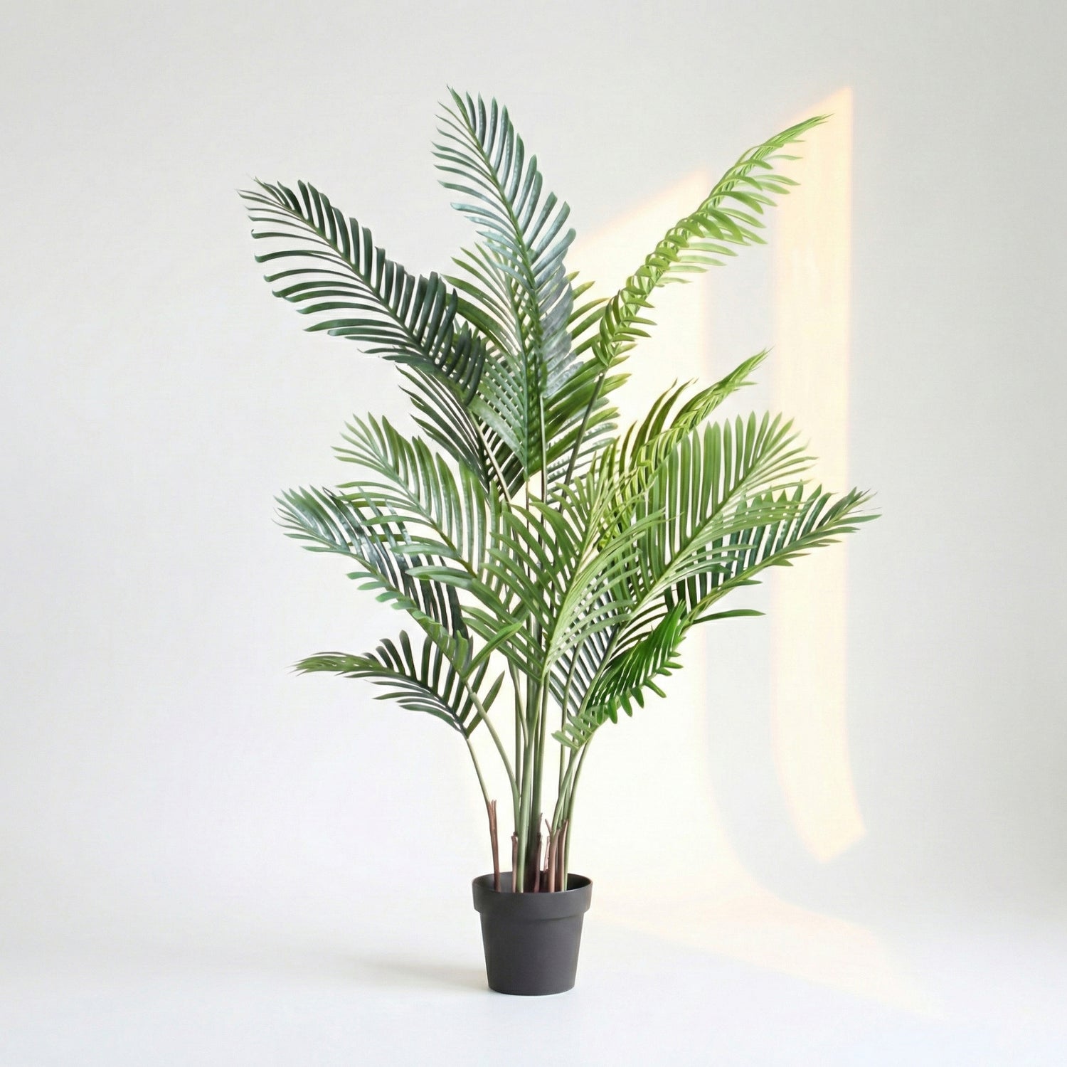 59.1" Faux Areca Palm Floor Tree – Architectural Botanical for Contemporary Spaces