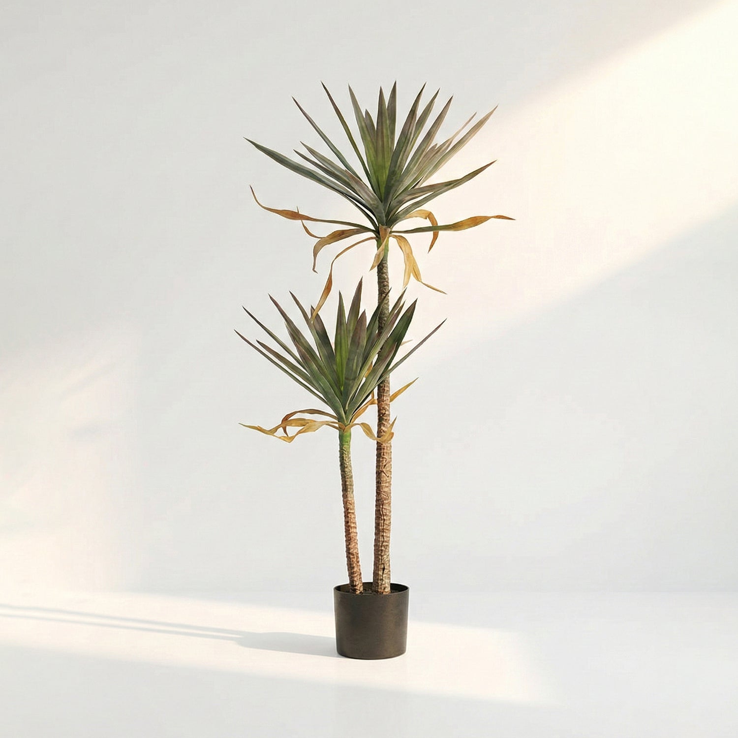 33 Inches Faux Dracaena Agave – Sculptural Green Plant for Modern Interiors