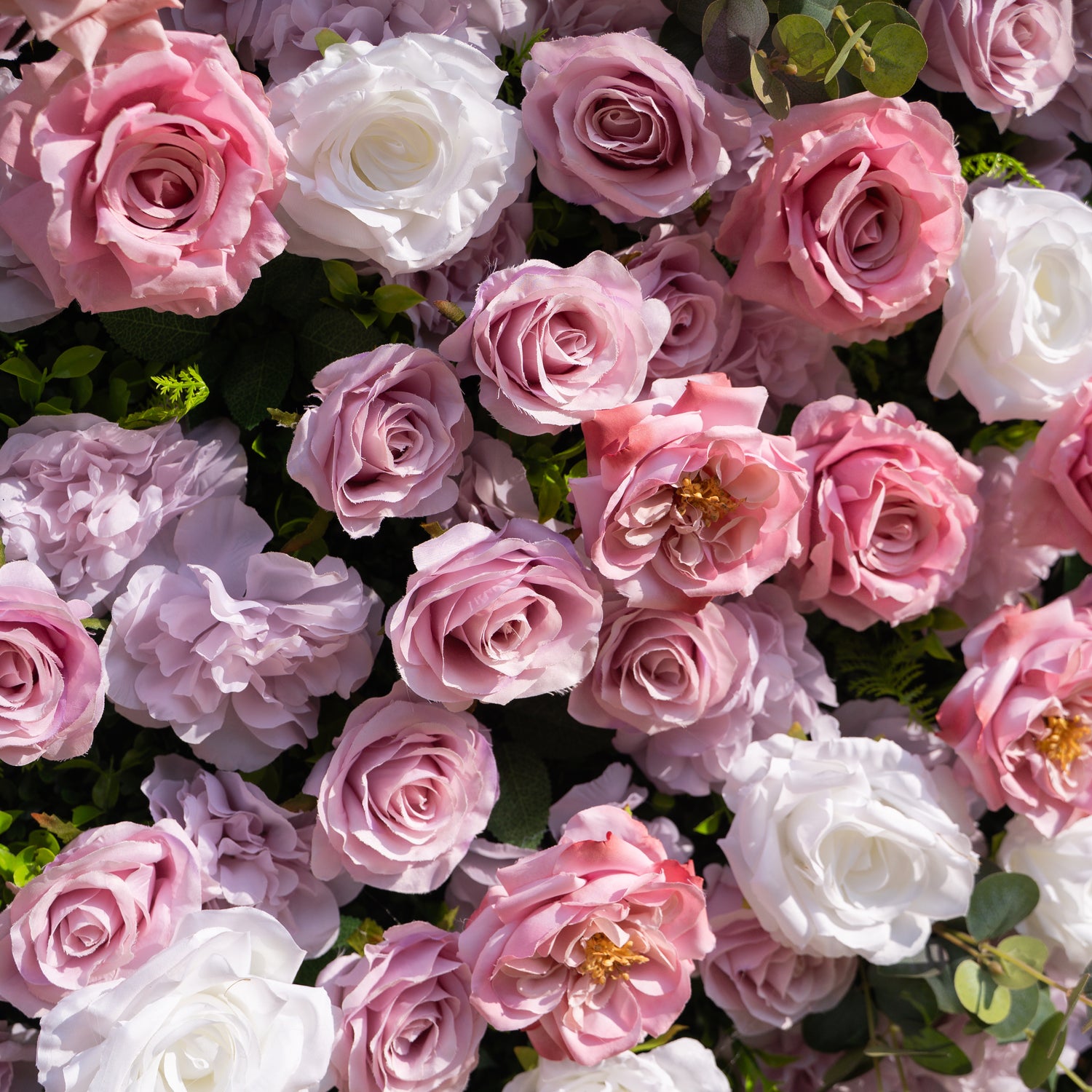 Valen: 3D Dreamy Purple Floral Backdrop for Elegant Event Decor