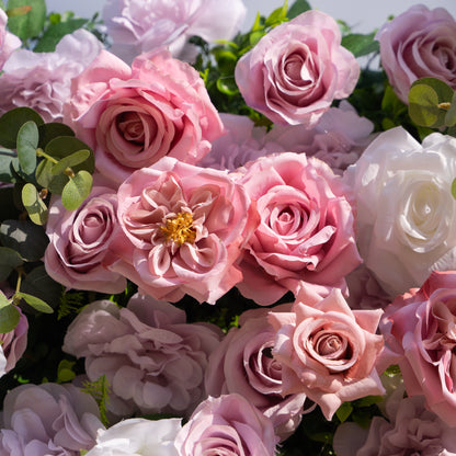 Valen: 3D Dreamy Purple Floral Backdrop for Elegant Event Decor