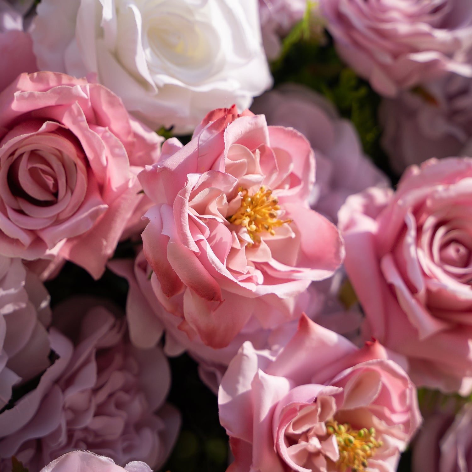 Valen: 3D Dreamy Purple Floral Backdrop for Elegant Event Decor