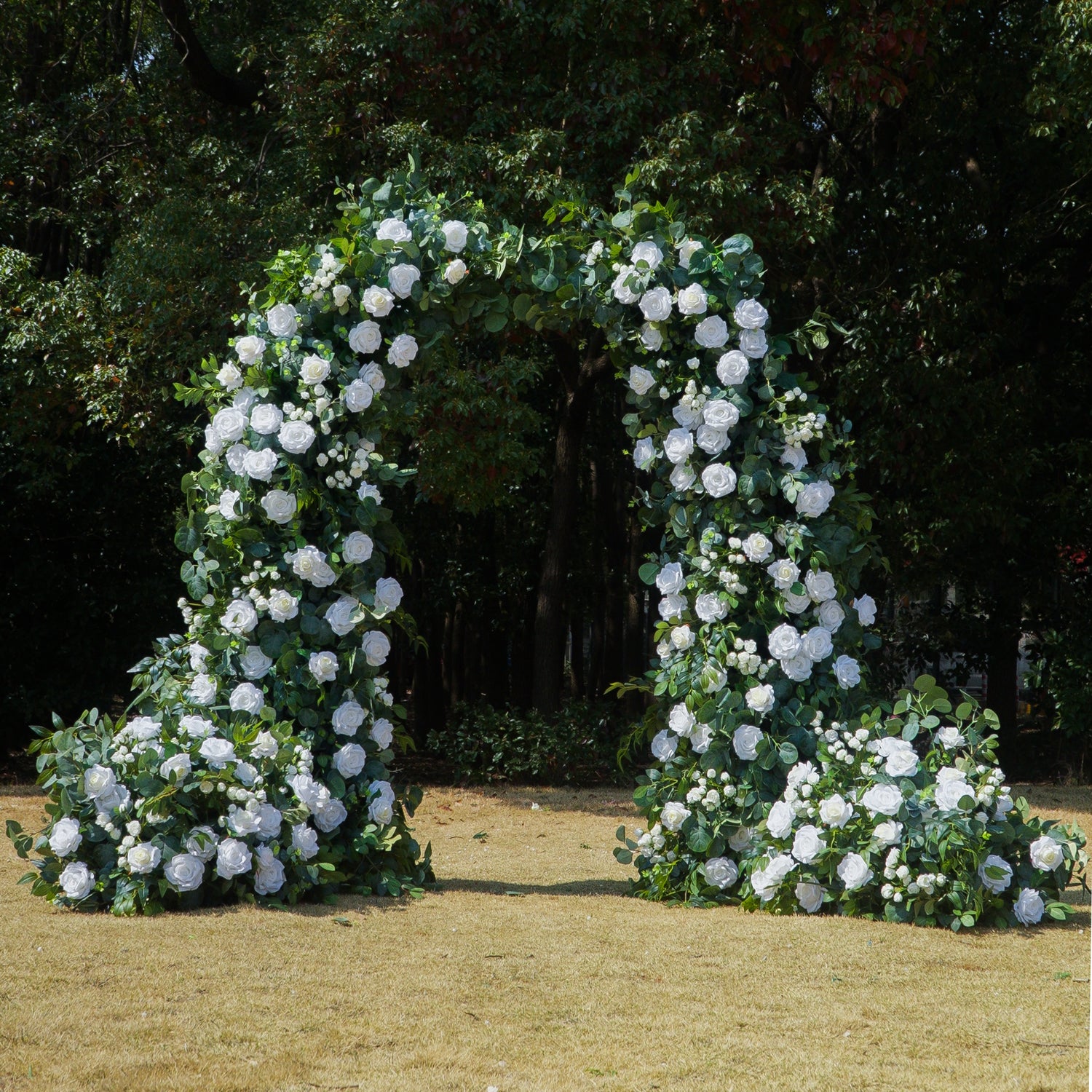 Vanilla：Wedding Party Background Floral Arch Decoration (Including Frame)