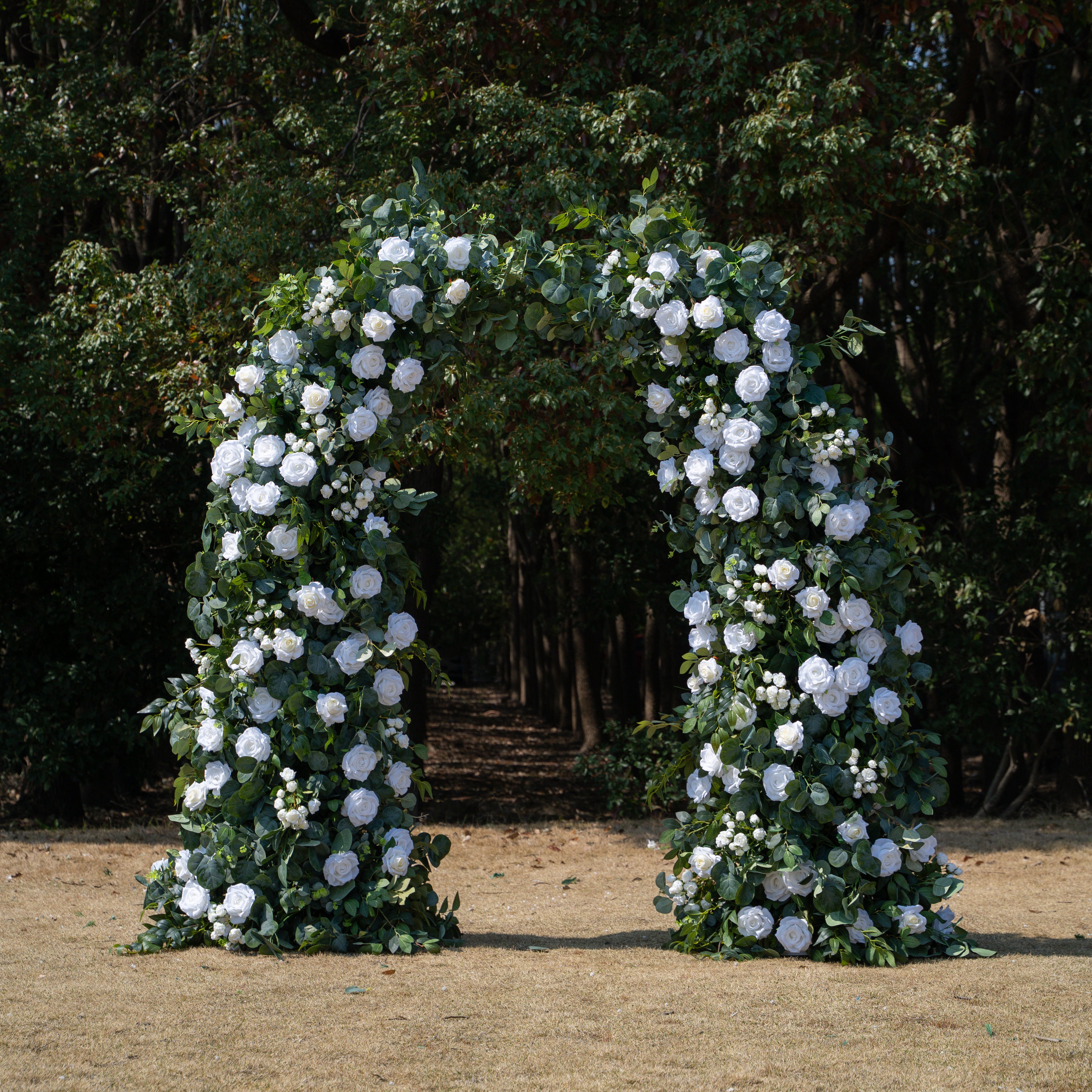 Vanilla：Wedding Party Background Floral Arch Decoration (Including Frame)