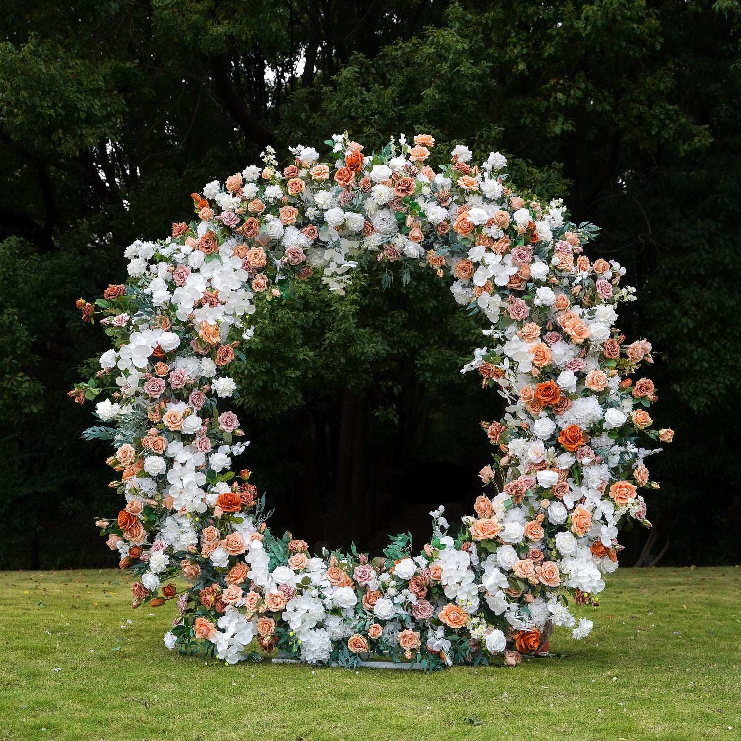 Vera : 2023 New Wedding Party Background Floral Arch Decoration Including Frame-R849 Rose Morning