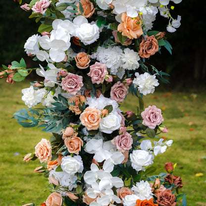 Vera : 2023 New Wedding Party Background Floral Arch Decoration Including Frame-R849 Rose Morning