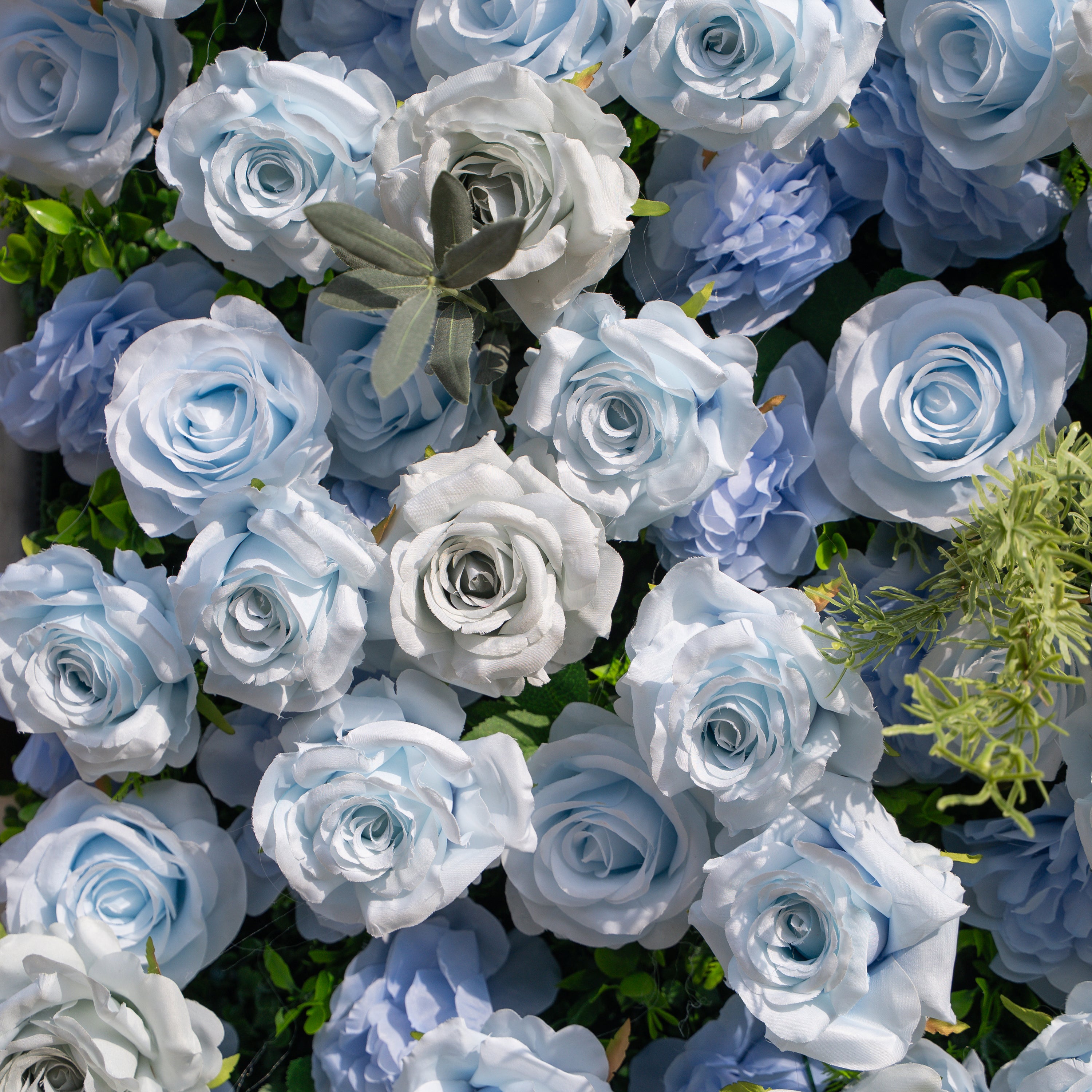 Vesper: 3D Blue &amp; Dusty Rose Wall | Premium Roll-Up Fabric Backdrop for Events
