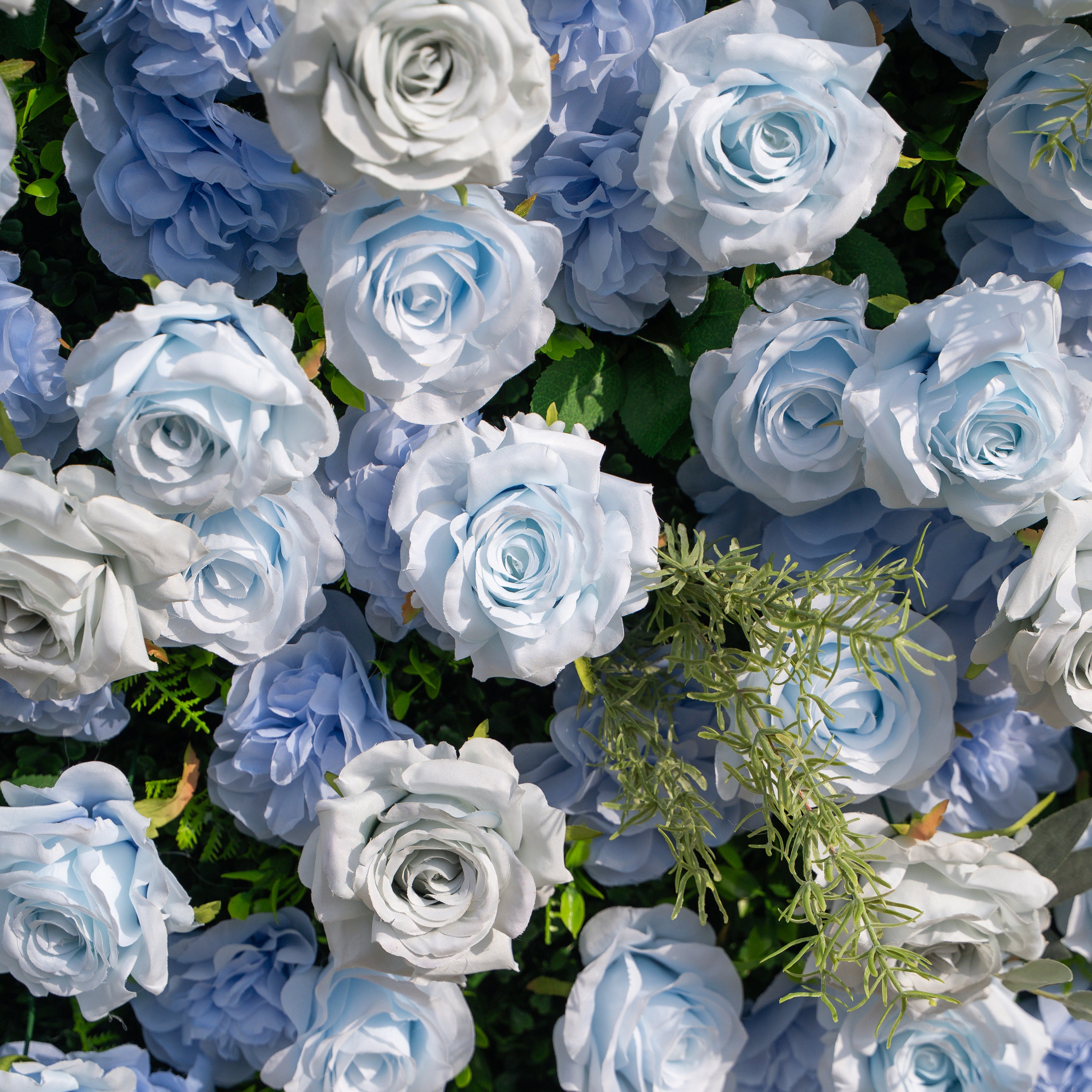 Vesper: 3D Blue &amp; Dusty Rose Wall | Premium Roll-Up Fabric Backdrop for Events