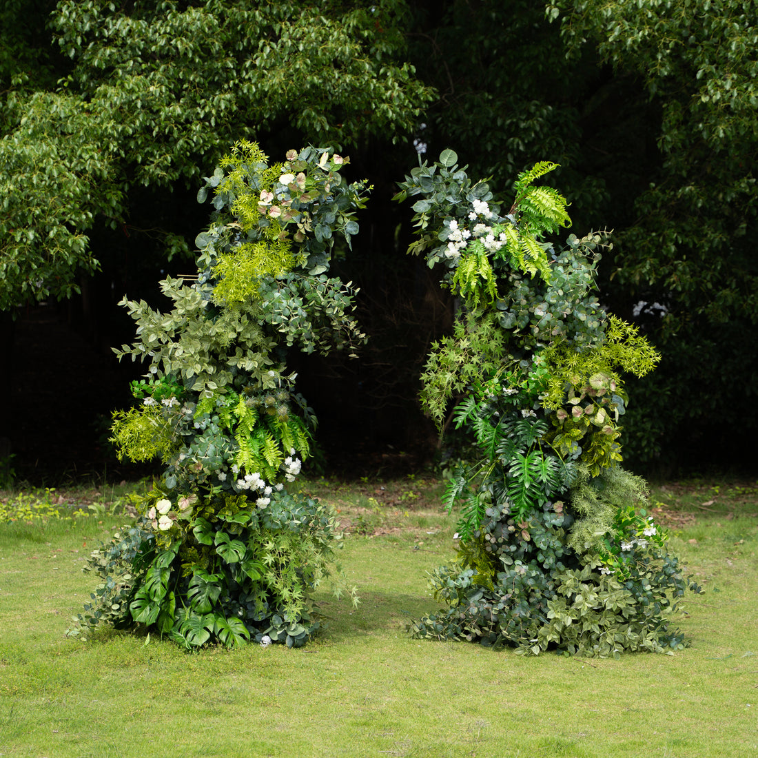 Woodie：Wedding Party Background Floral Arch Decoration (Including Frame)