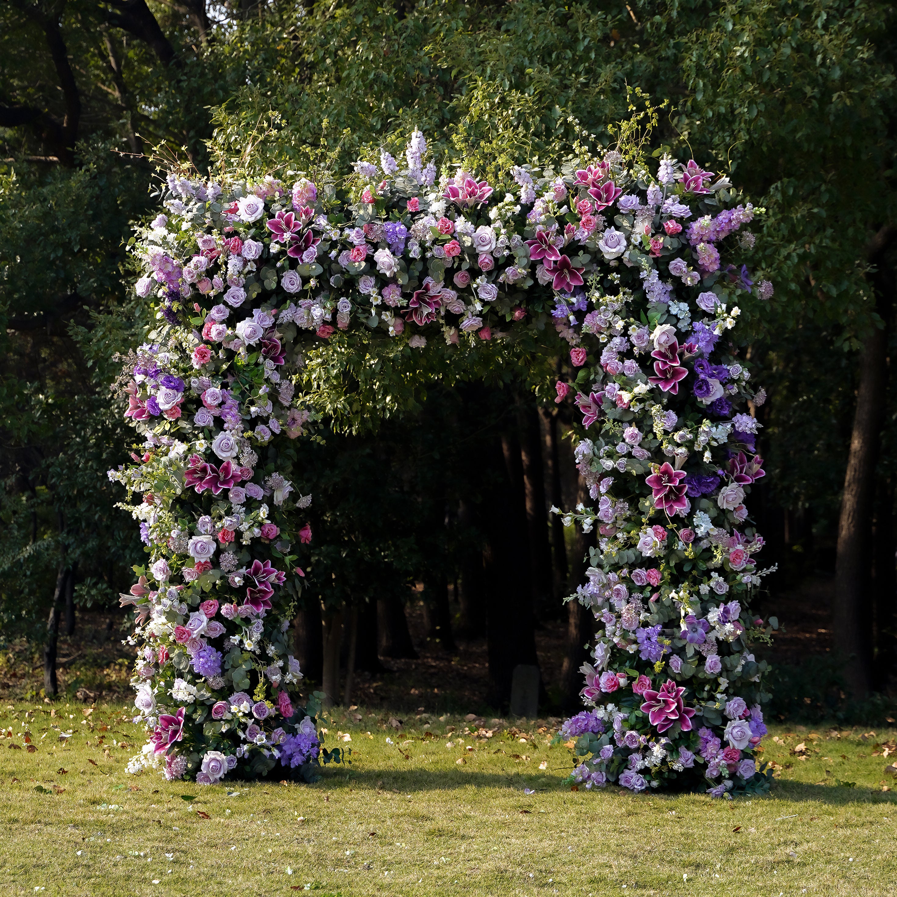 Yolo : 2023 New Wedding Party Background Floral Arch Decoration include Frame Rose Morning