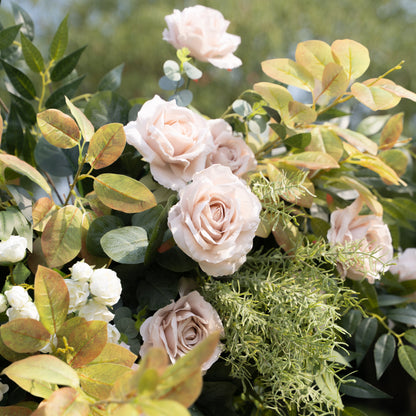 Zucca：Wedding Party Background Floral Arch Decoration (Including Frame)